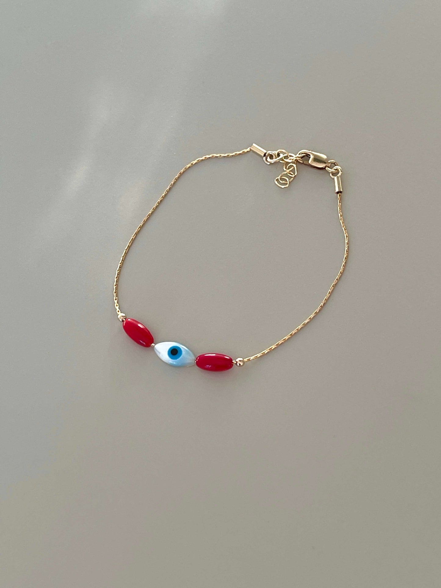 Coral Eye bracelet